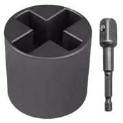 Universal Jack Socket Adapter for Hand Drill, Electric Trailer Jack Drill Adapter, with a 1/2 in Socket Adapter Bit